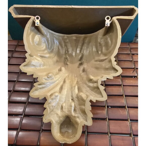 Vintage Home Interiors Ornate Rococo Wall Shelf Resin 12"x12"x6.25" #518 - Picture 6 of 7